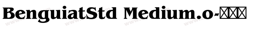 BenguiatStd Medium.o字体转换 BenguiatStd Medium.o字体转换